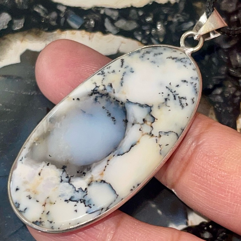 Dendritic Agate Pendant 2 1/2”